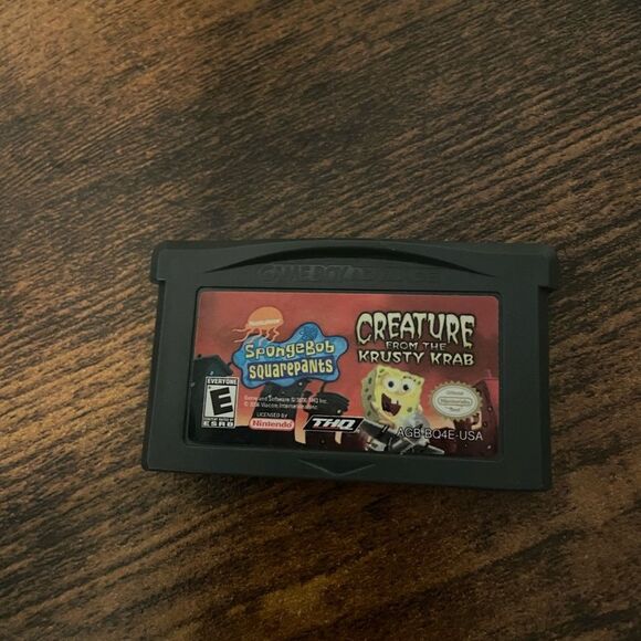 SpongeBob SquarePants Creature from Krusty Krab (Nintendo Gameboy Advance) Game - Picture 1 of 2